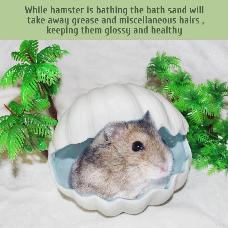 Hamiledyi Hamster Bath Sand 2 LB Dust Free Desert Sand Gerbil Powder Grooming Bath Potty Litter for Chinchillas Gerbil Syrian Mice Degu or Other Small Animals - Image 4